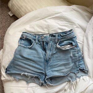 Abercrombie & Fitch Light Blue Jean Shorts